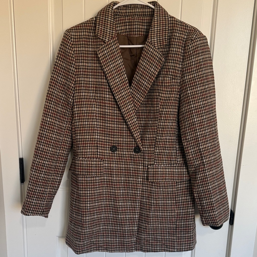 Plaid Blazer